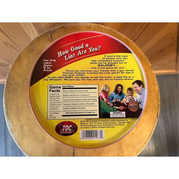 Vintage 1986 The Game of Baloney complete (8851) - Picture 5 of 11